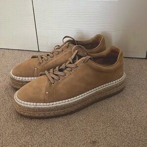 Rag & Bone Kent Espadrille Platform
Shoes in Dune Suede Size 40 EU, 9.5-10 US